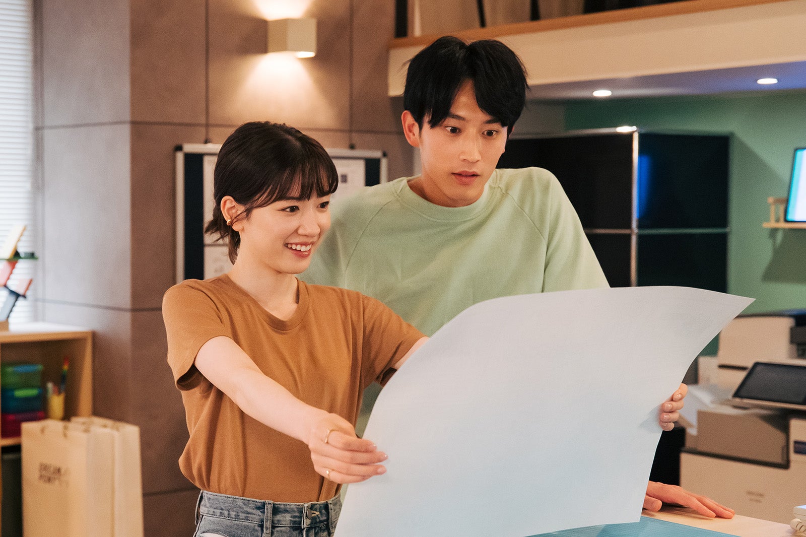 永野芽郁、杉野遥亮（C）TBS／撮影：加藤春日