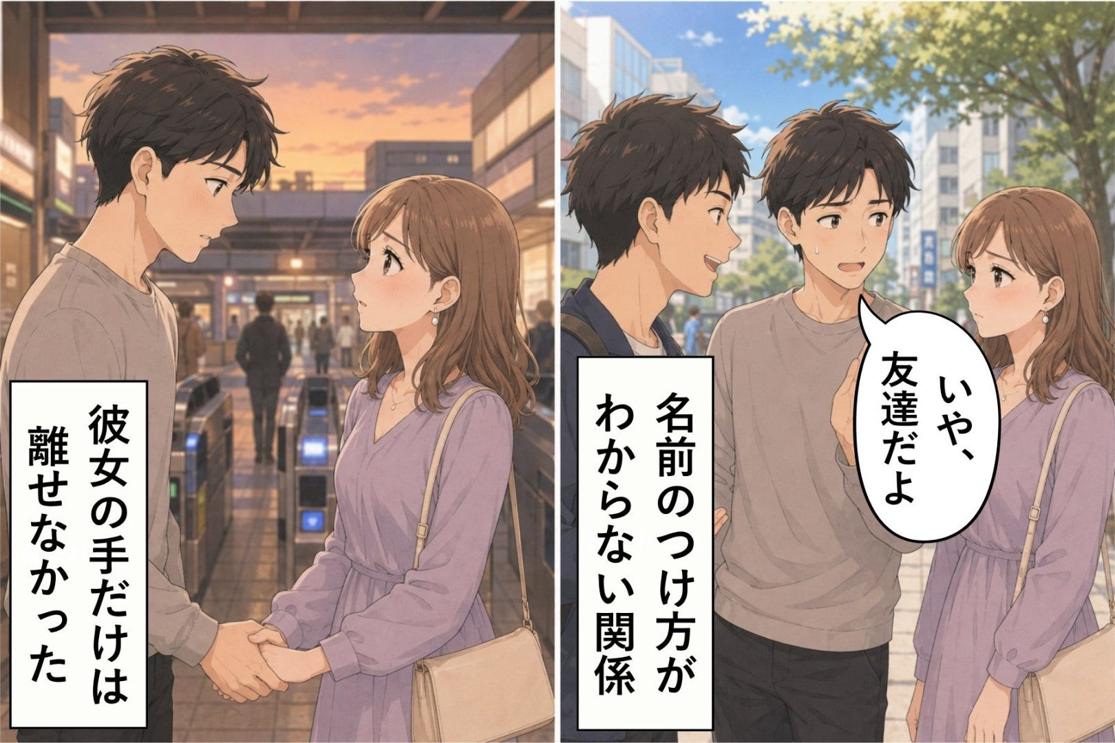 好きだと言えないまま、その女性の手だけは離せなかった僕の本音
