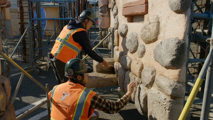 工事の様子(C)Disney