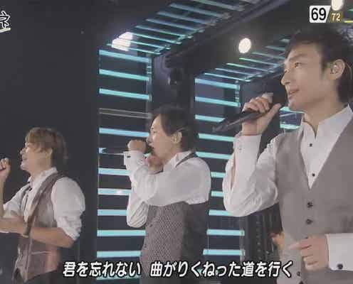 稲垣・草なぎ・香取、72曲ノンストップメドレー歌いきる「ボロボロだったけど1つになれた」<72時間ホンネテレビ>