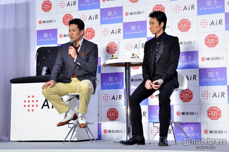 （左から）田中将大投手、EXILE・TETSUYA