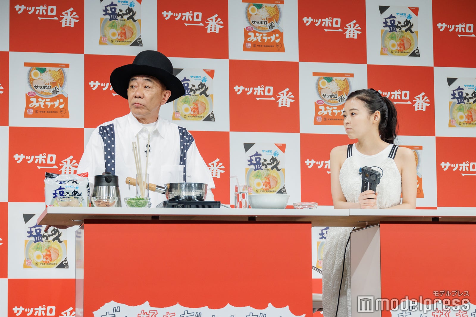 木梨憲武、森七菜（C）モデルプレス