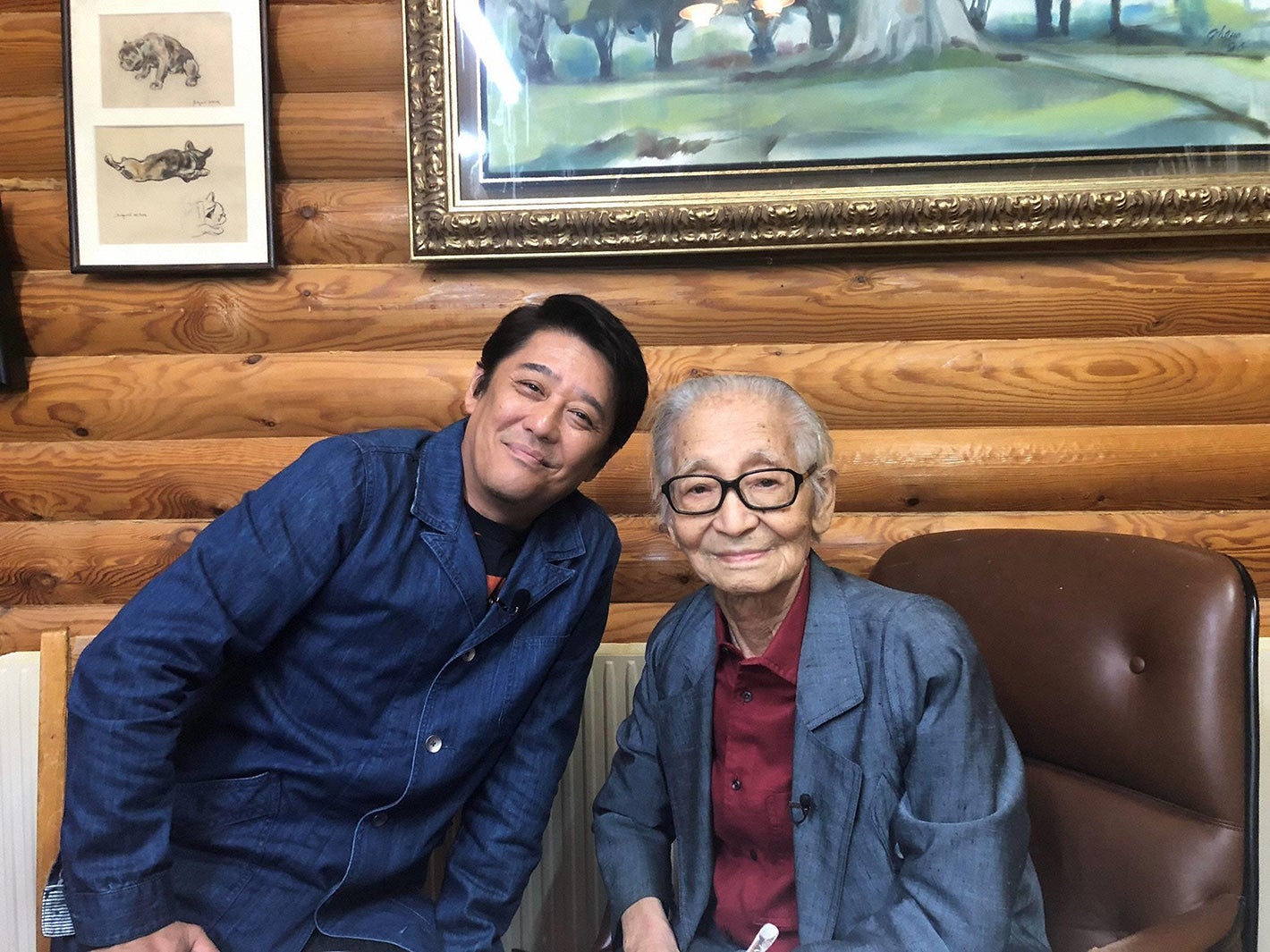 坂上忍、ムツゴロウさん （C）フジテレビ