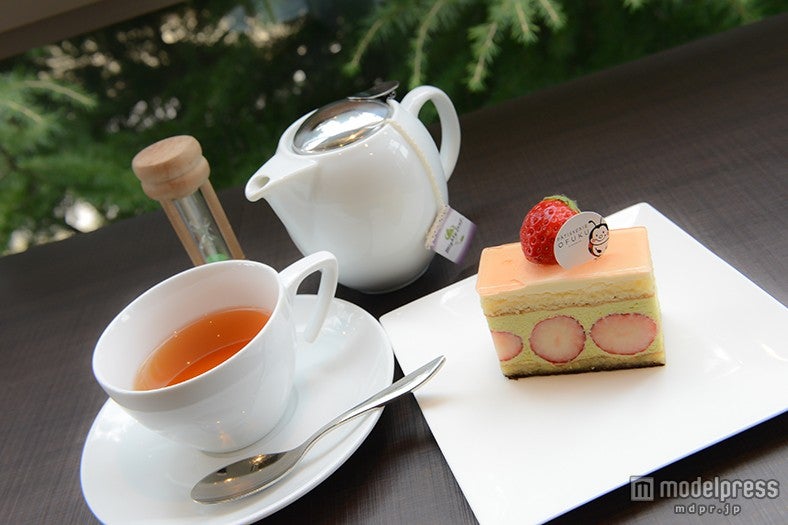 見た目も可愛らしいケーキ