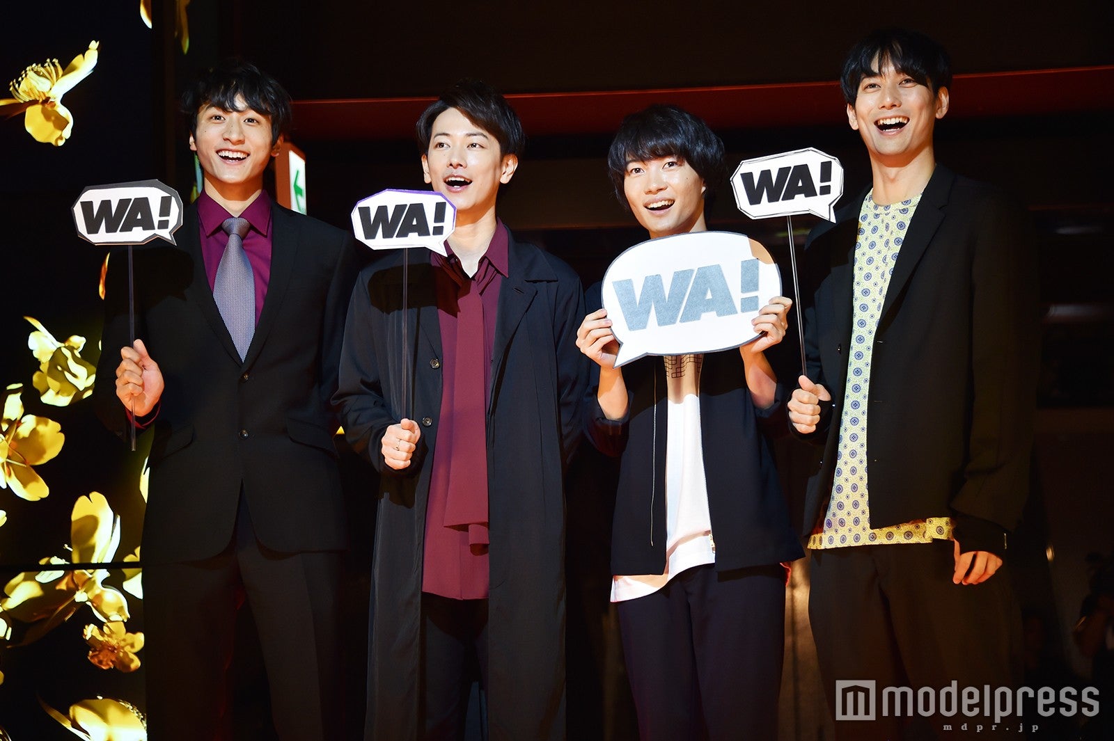 左から：小関裕太、佐藤健、神木隆之介、平岡祐太 （C）モデルプレス