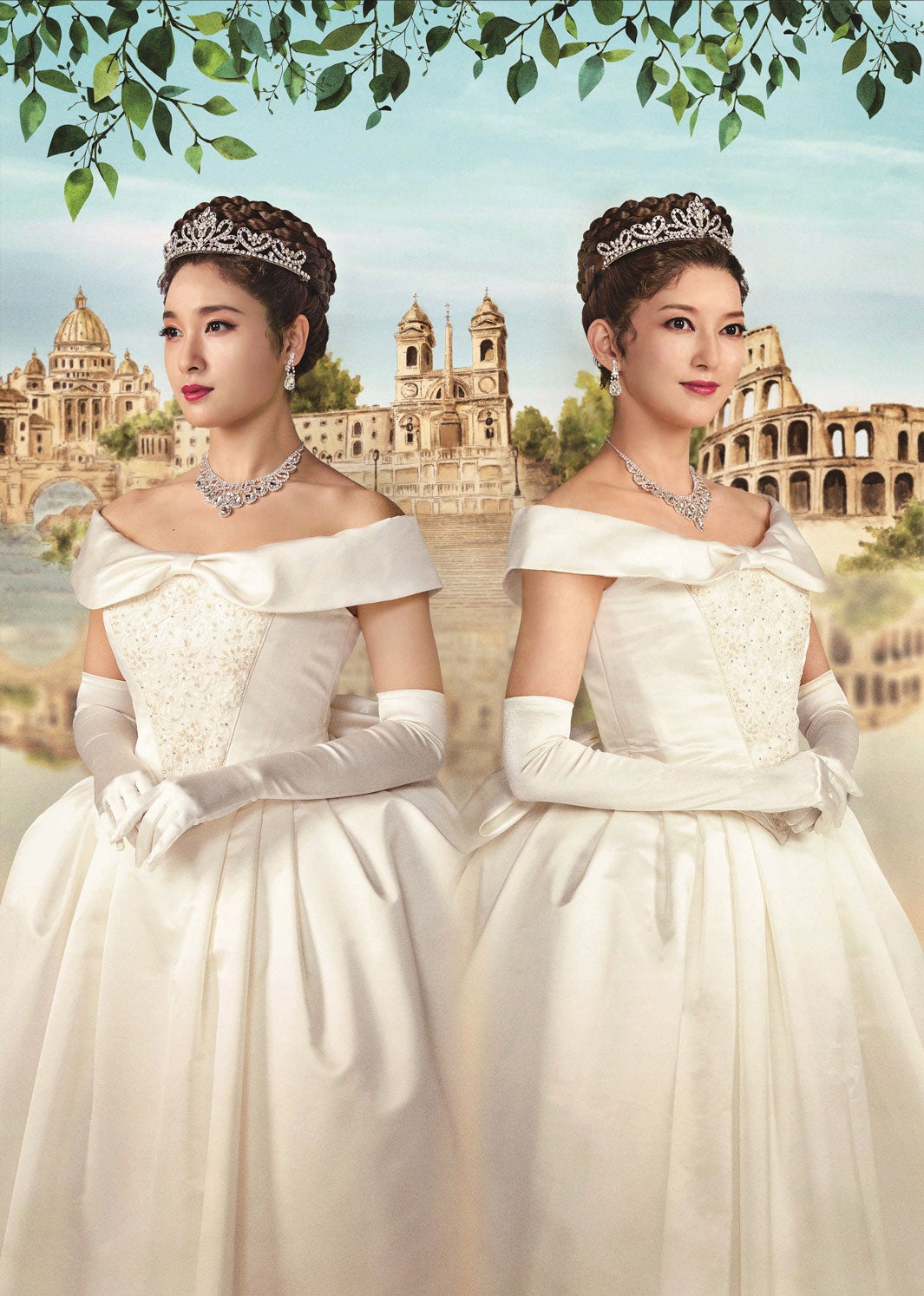 朝夏まなと＆土屋太鳳「ローマの休日」美しきアン王女姿のビジュアル解禁