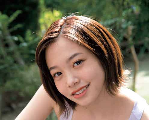 「女子高生ミスコン」グランプリ・新田あゆな、豊満バストチラリ テニスユニフォーム姿にドキッ