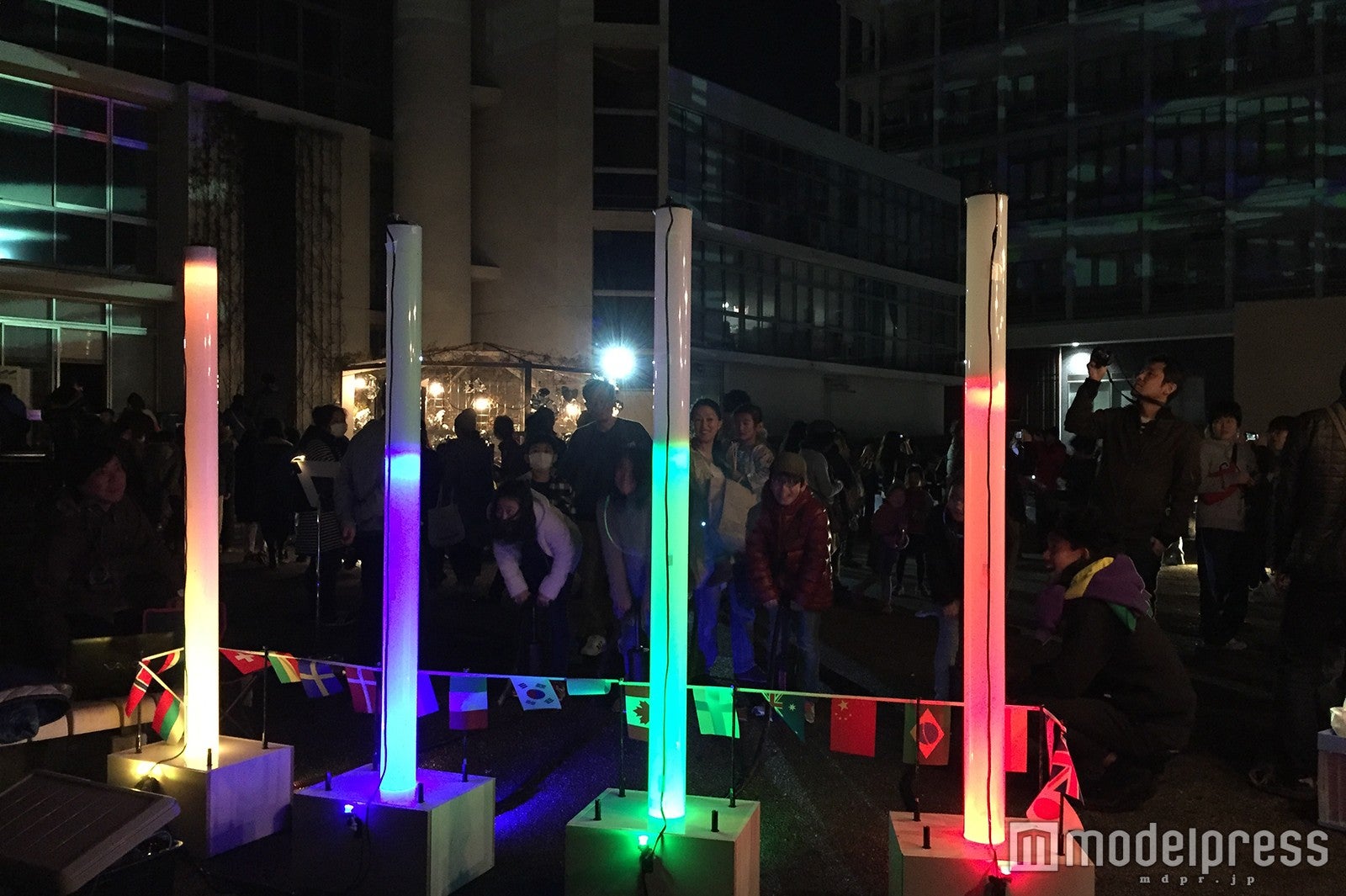 ポンプDEイルミ／画像提供：スマートイルミネーション横浜実行委員会