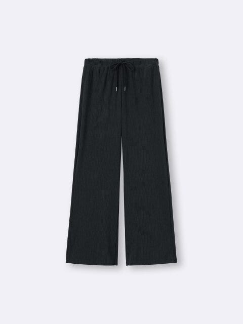 リブプルオンパンツ 2025gu夏女性おすすめリブプルオンパンツ