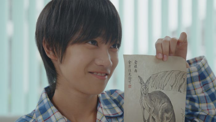 内田煌音「看護roo! 転職」新CM(提供写真)