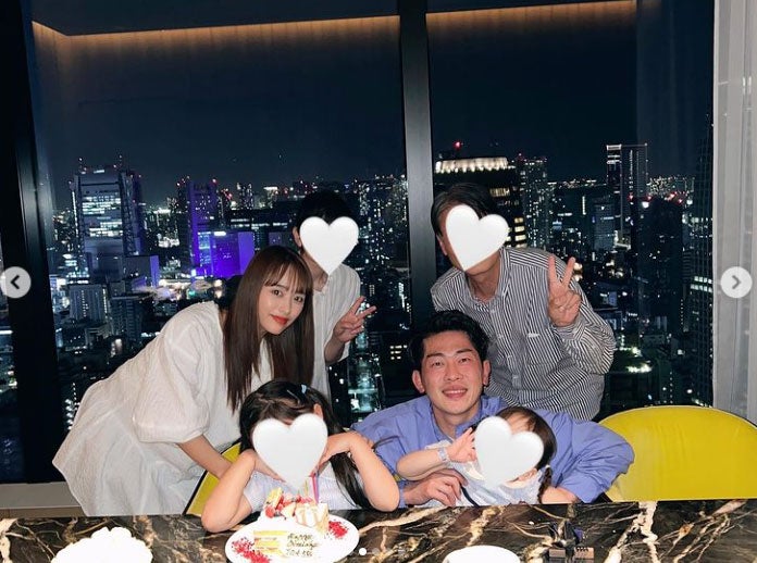近藤千尋、娘への遺伝に驚き「家族で大爆笑」夫・ジャンポケ太田らと誕生日会