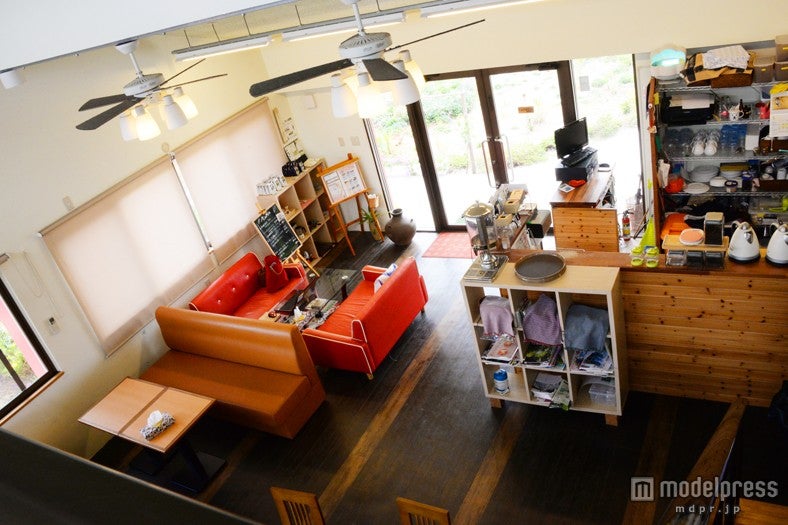 2階まであり、開放感たっぷりのお店