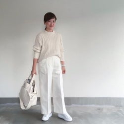 40代50代女性こそ持っておきたい! 大人の魅力を引き出す《白ワイドパンツコーデ》4選