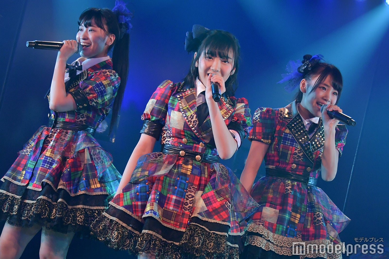 庄司なぎさ、田口愛佳、安田叶／AKB48柏木由紀「アイドル修業中」公演（C）モデルプレス