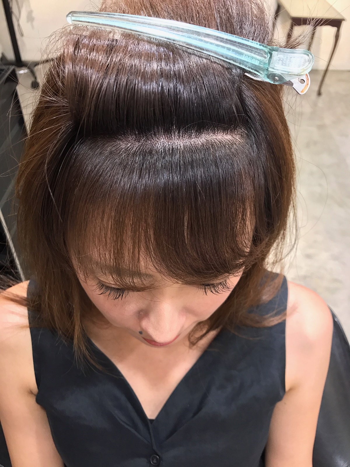 気になる前髪のうねり