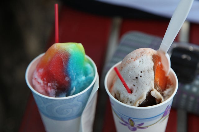ロコ人気の高い「ワイオラシェイブアイス」／photo by Shannon Reese