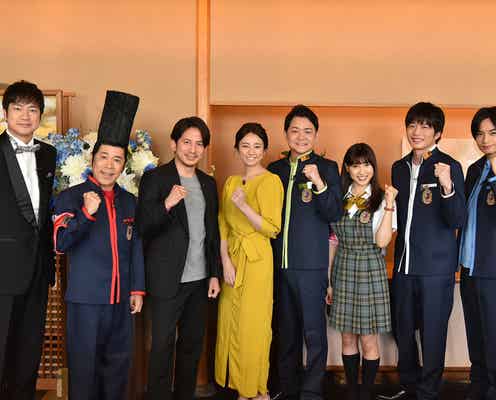 V6岡田准一、Sexy Zone中島健人&田中圭と“セクシーギャグ”披露