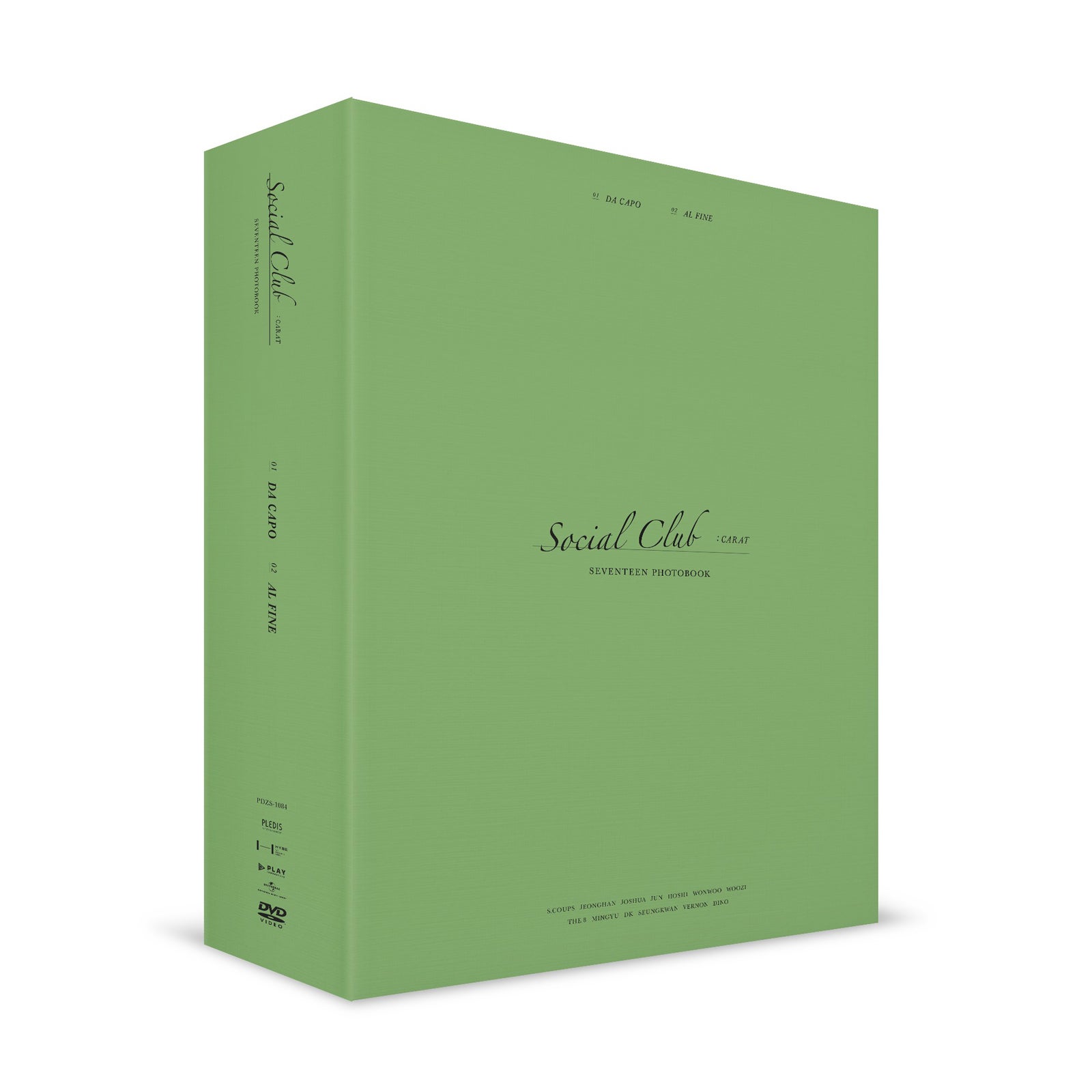 SEVENTEEN PHOTOBOOK 「SOCIAL CLUB : CARAT」SET （C）PLEDIS ENTERTAINMENT　