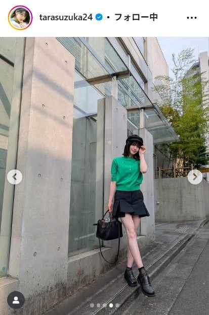 鎮西寿々歌Instagramより