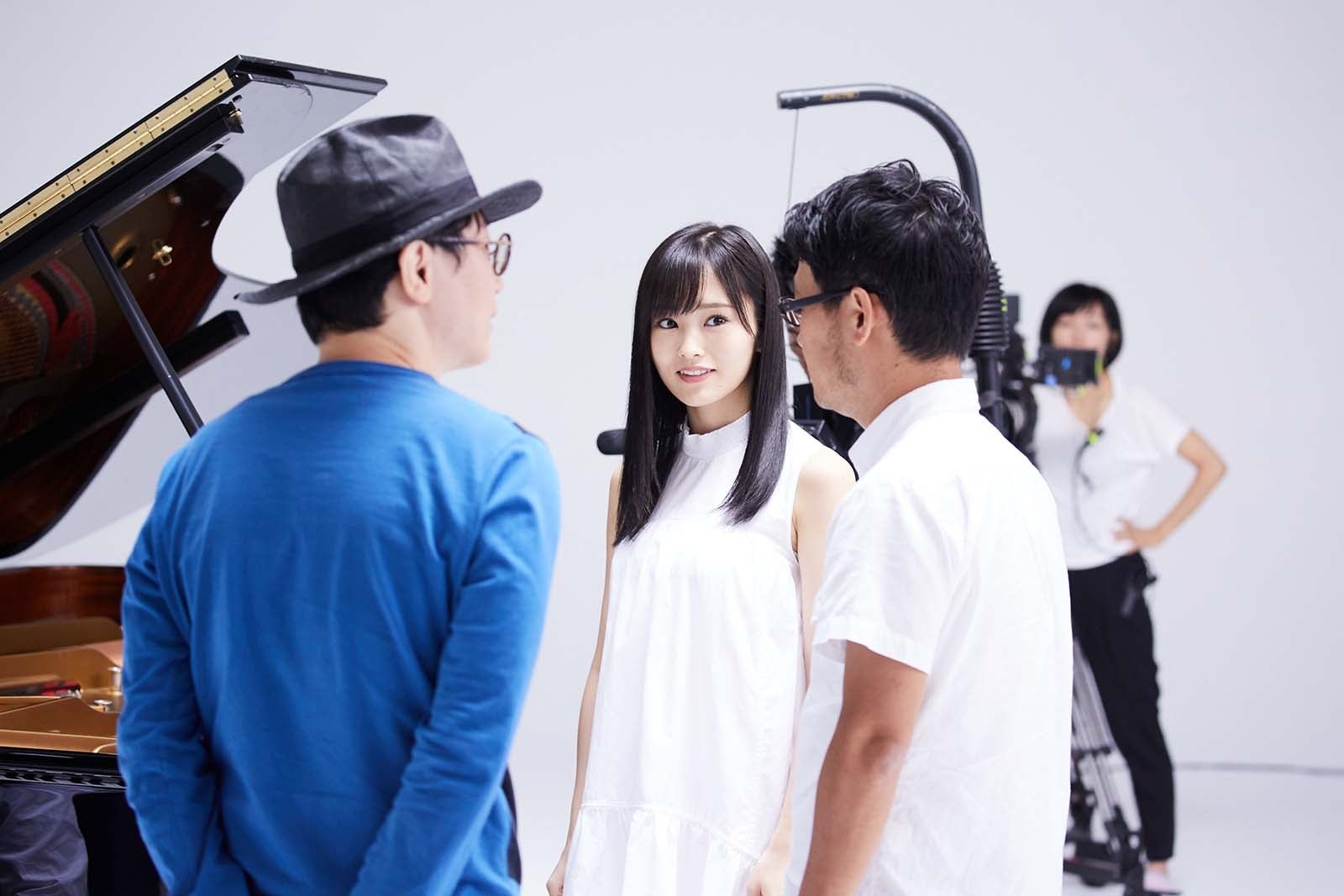 撮影時のオフショット（提供写真）