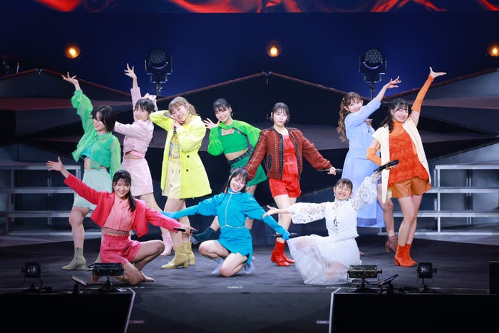 「アンジュルム コンサートツアー 2023秋 11人のアンジュルム 〜 BEST ELEVEN 〜」より(提供写真)