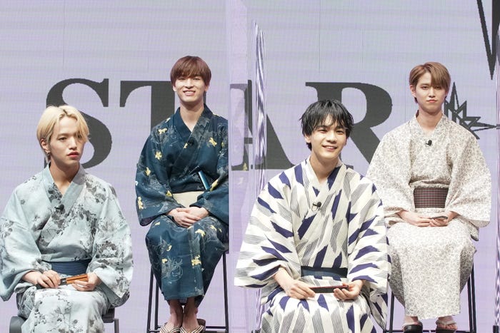 大平祥生、金城碧海、豆原一成、白岩瑠姫(C)LAPONE ENTERTAINMENT