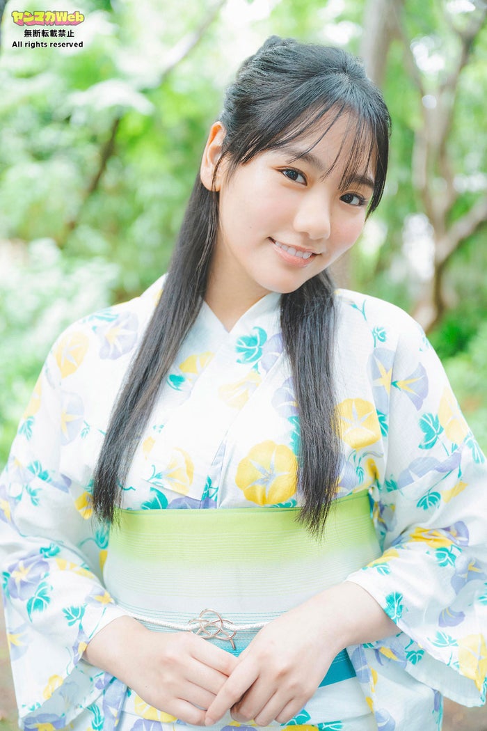 「ミスマガジン2023」吉井しえる、透明感際立つ浴衣姿にキュン