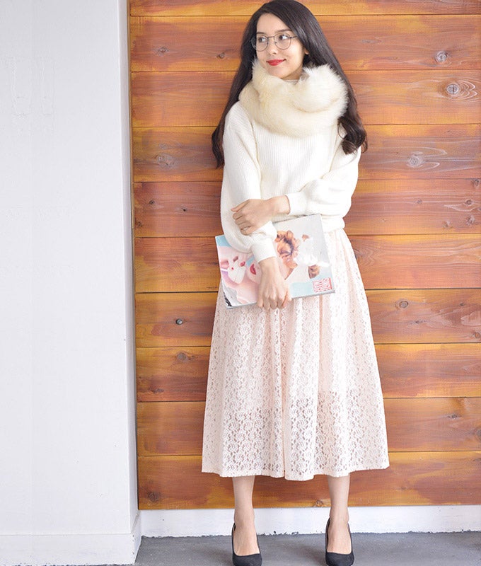 ペーズリー柄レースワンピース「coca」1,990円（税込）／画像提供：coca