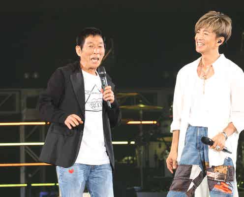 木村拓哉「さんタク」歌唱曲発表 明石家さんまがライブにサプライズ登場
