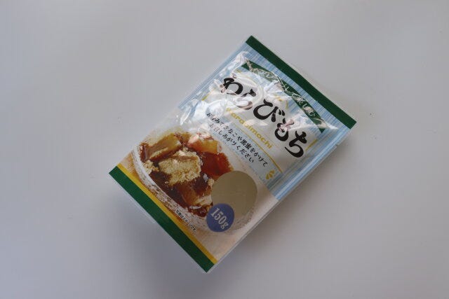 ダイソー　和スイーツ　わらびもち　