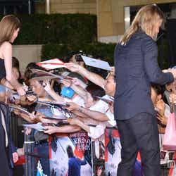 (左から)アンジェリーナ・ジョリー、ブラッド・ピット