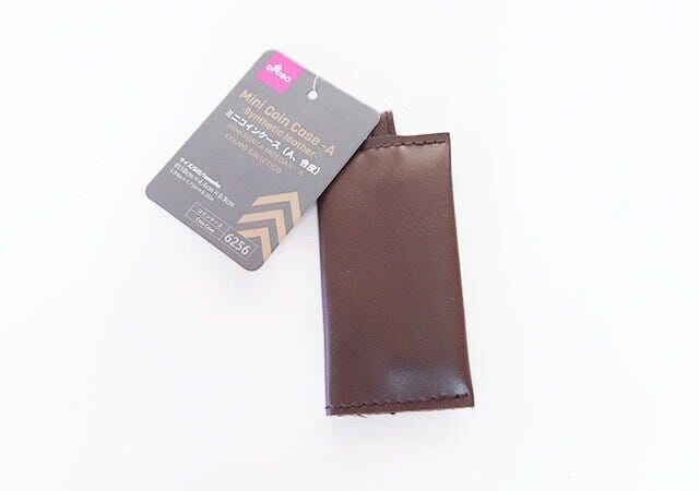 ダイソー　ミニコインケース（A、合皮）　パッケージ