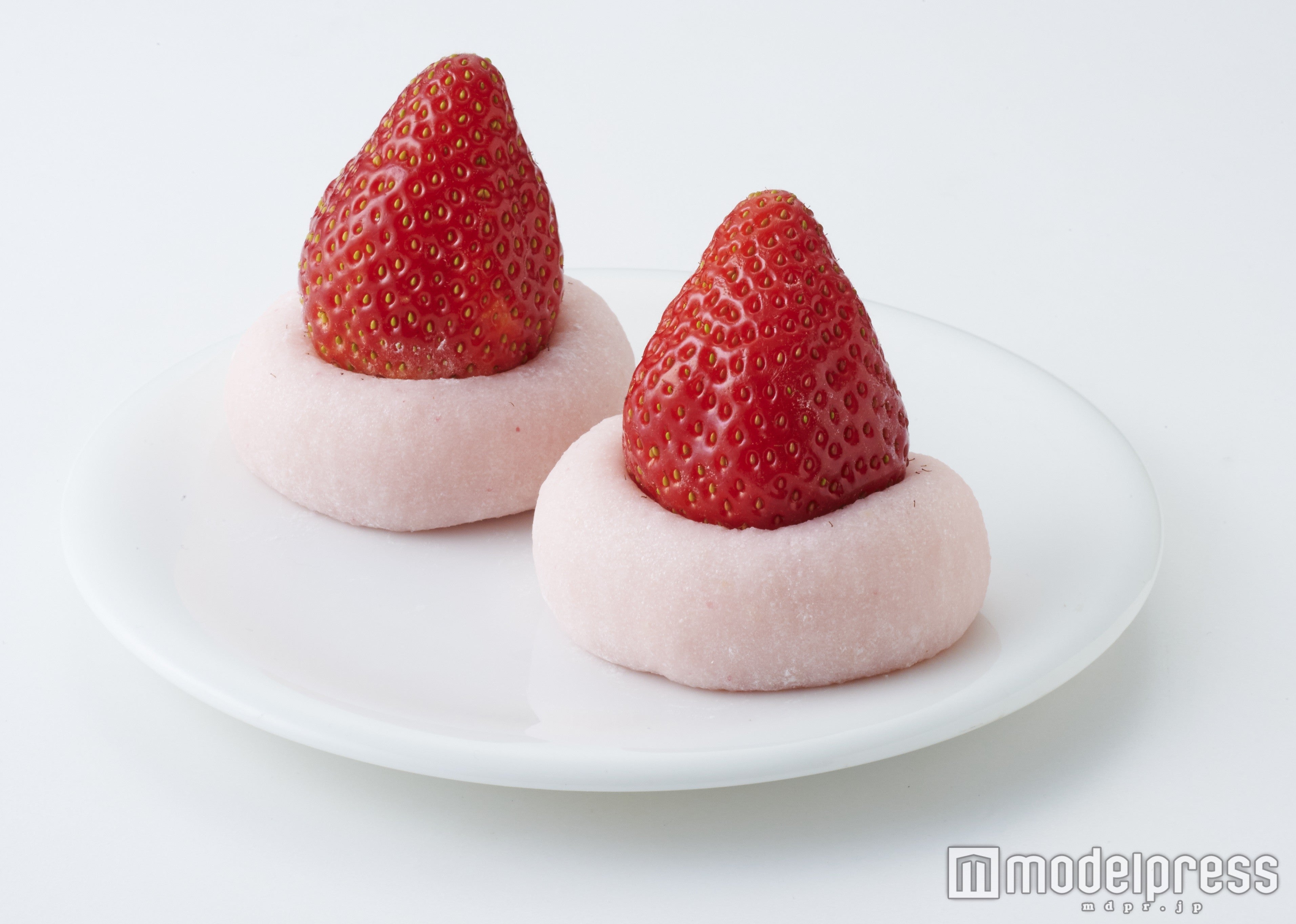 香川県発の和菓子店「松風庵かねすえ」の「いちご大福」340円（税込）