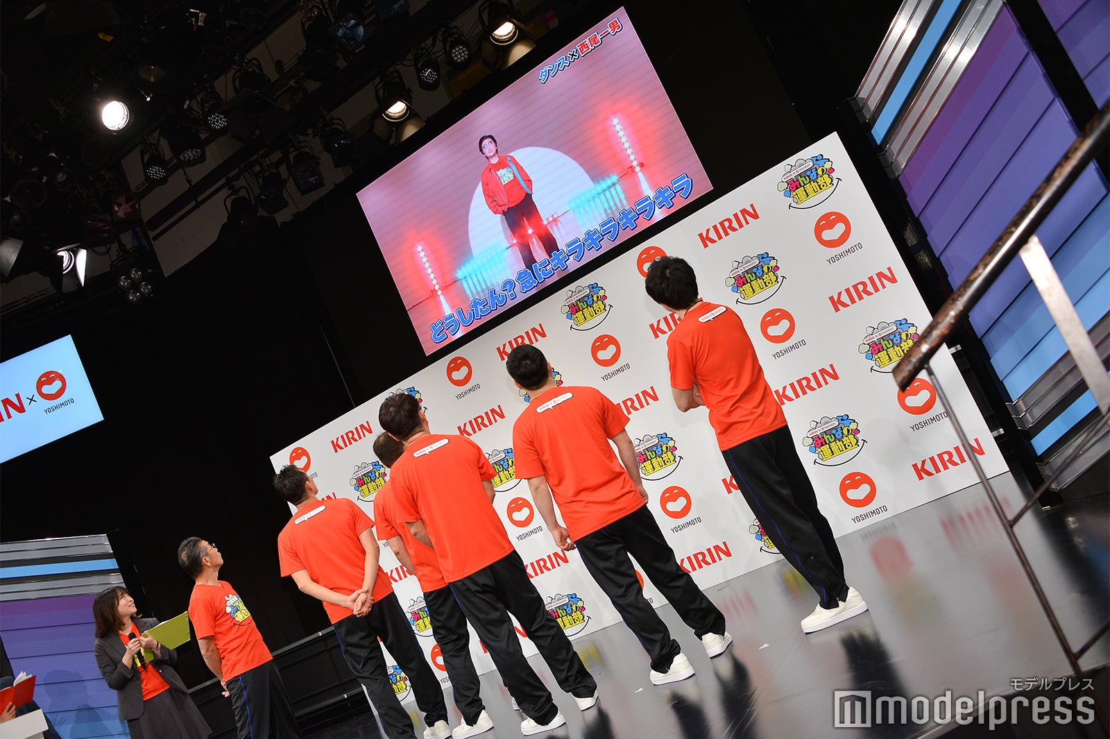 （左から）間寛平、石田靖、FUJIWARA（原西孝幸、藤本敏史）、和牛（水田信二、川西賢志郎）（C）モデルプレス