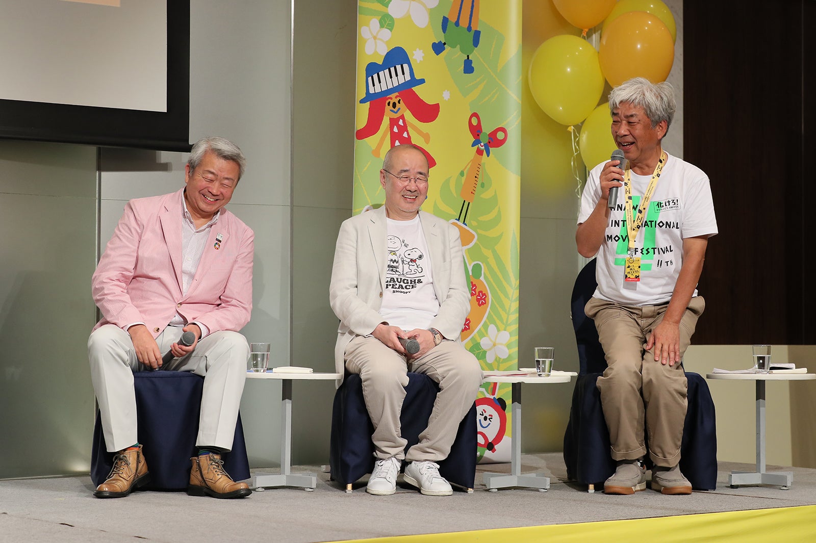 「Laugh ＆ Peace_Mother powered by NTT Group」会見（提供写真）