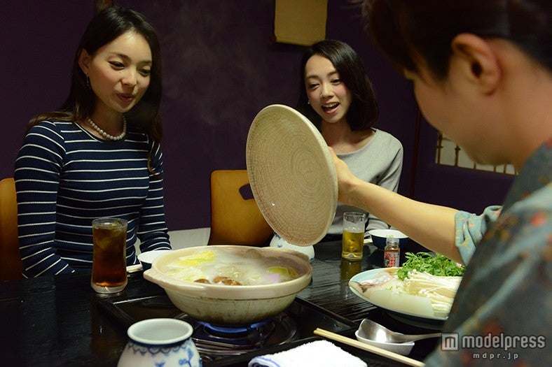 目の前で調理してもらえる