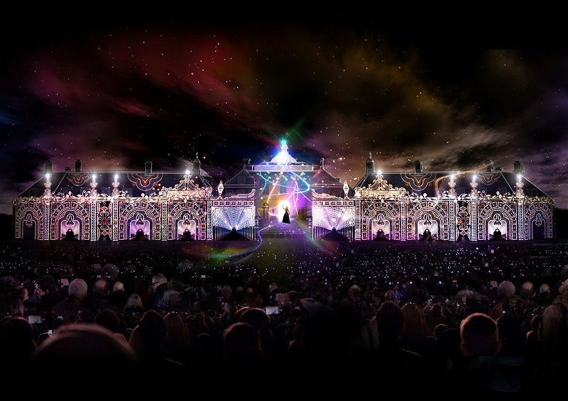 パレス3Dプロジェクションマッピング／画像提供：ハウステンボス