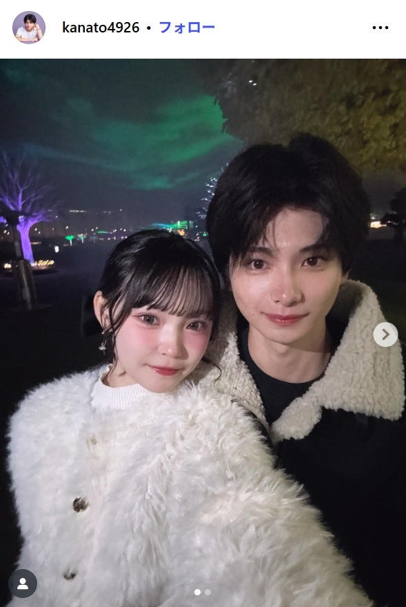 河村叶翔Instagramより