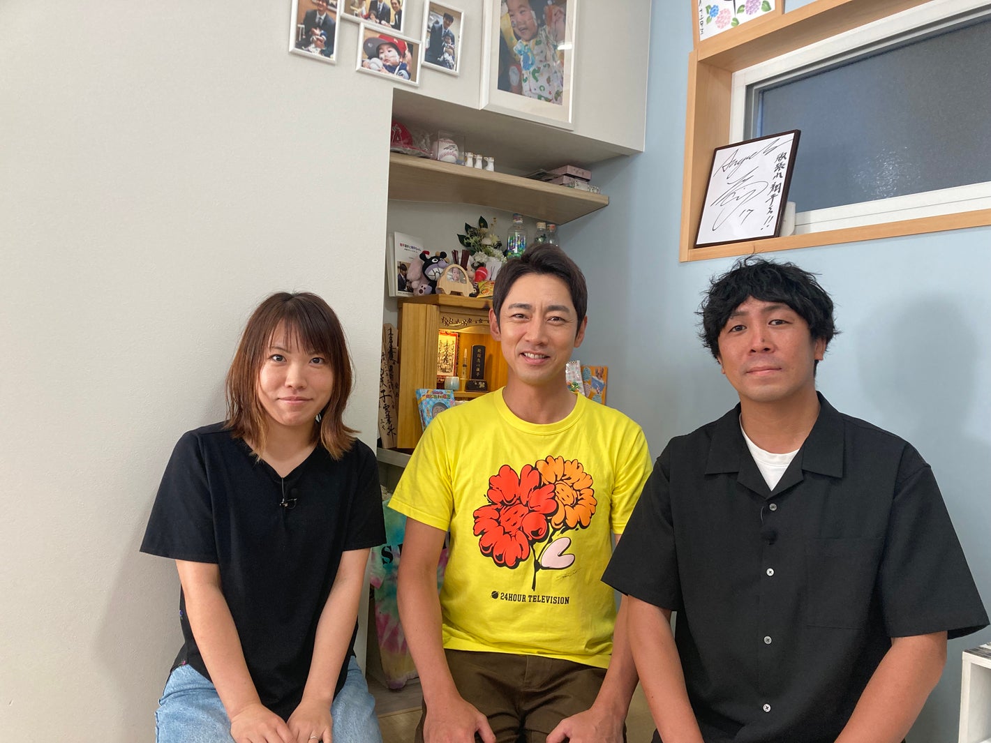 小泉孝太郎、川崎翔平ちゃんの両親（C）日本テレビ