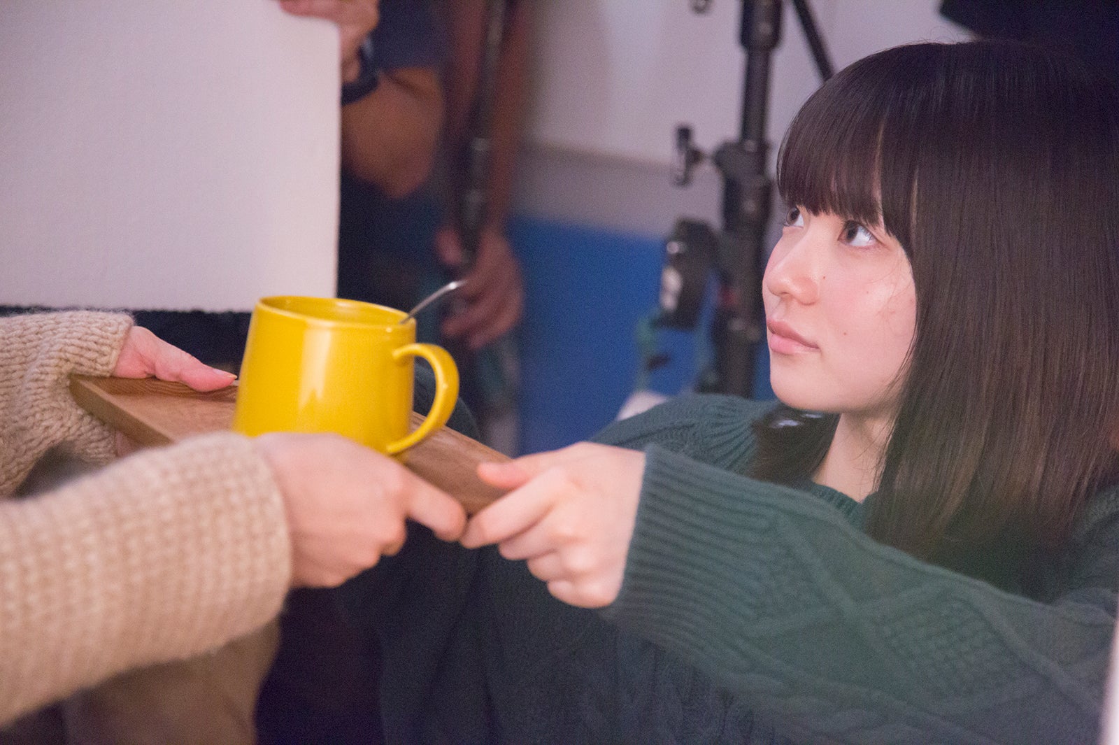 山田杏奈／新CMメイキングカット（提供画像）