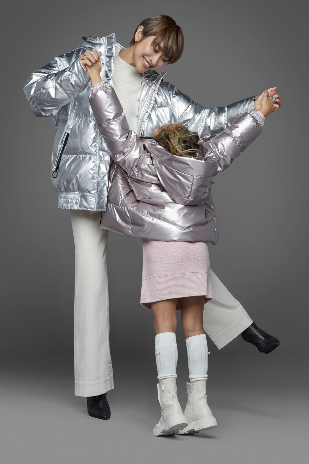 娘と親子共演を果たした山田優 （提供写真）