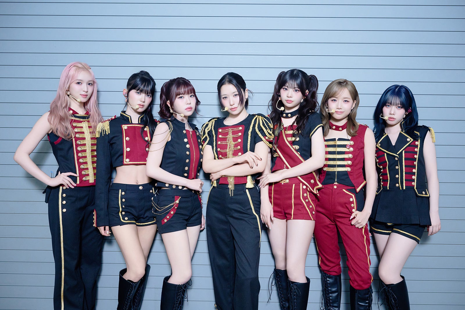 ME:I／SUZU、MIU、TSUZUMI、MOMONA、RINON、KEIKO、AYANE『2026 ME:I 2ND ARENA LIVE TOUR “ME:I WAY”』（C）LAPONE GIRLS