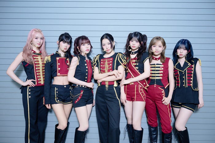 ME:I/SUZU、MIU、TSUZUMI、MOMONA、RINON、KEIKO、AYANE『2026 ME:I 2ND ARENA LIVE TOUR “ME:I WAY”』(C)LAPONE GIRLS