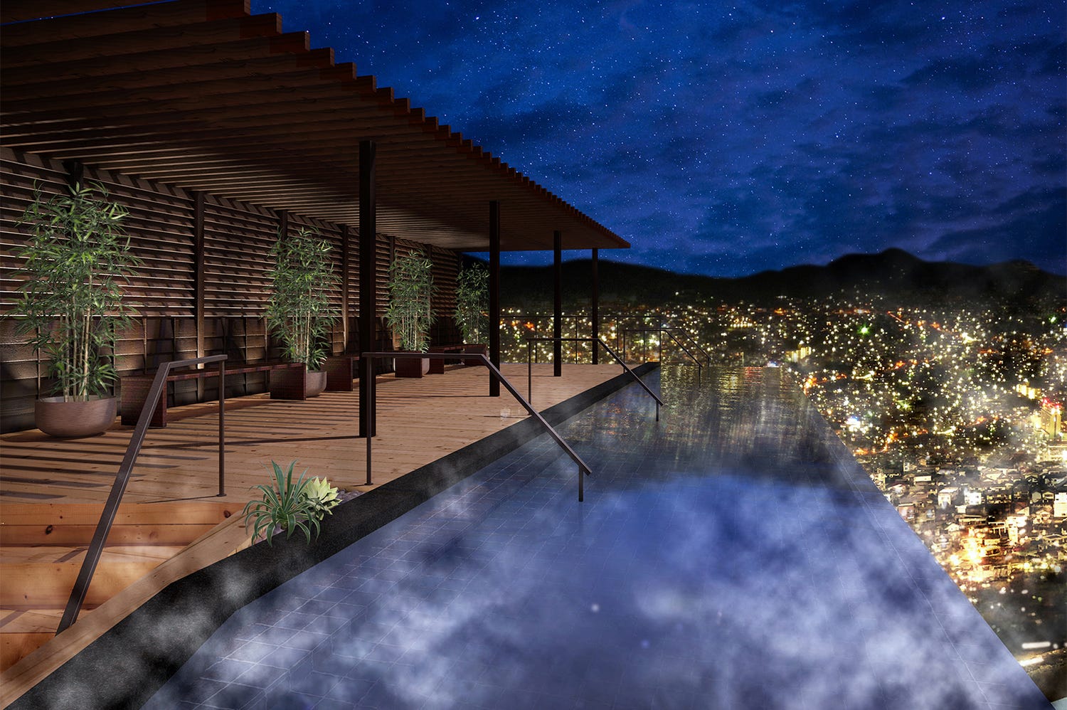 世界新三大夜景を一望!長崎に絶景きらめく温泉宿がオープン