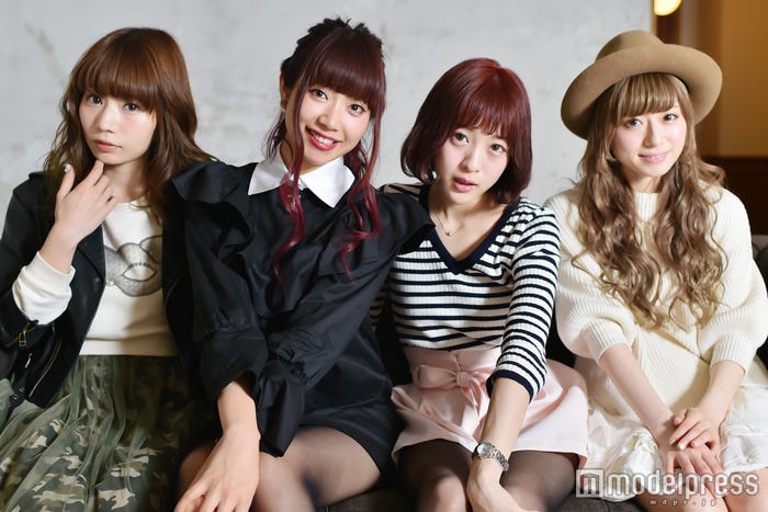 Silent Siren(左から)あいにゃん、ひなんちゅ、すぅ、ゆかるん/(C)モデルプレス