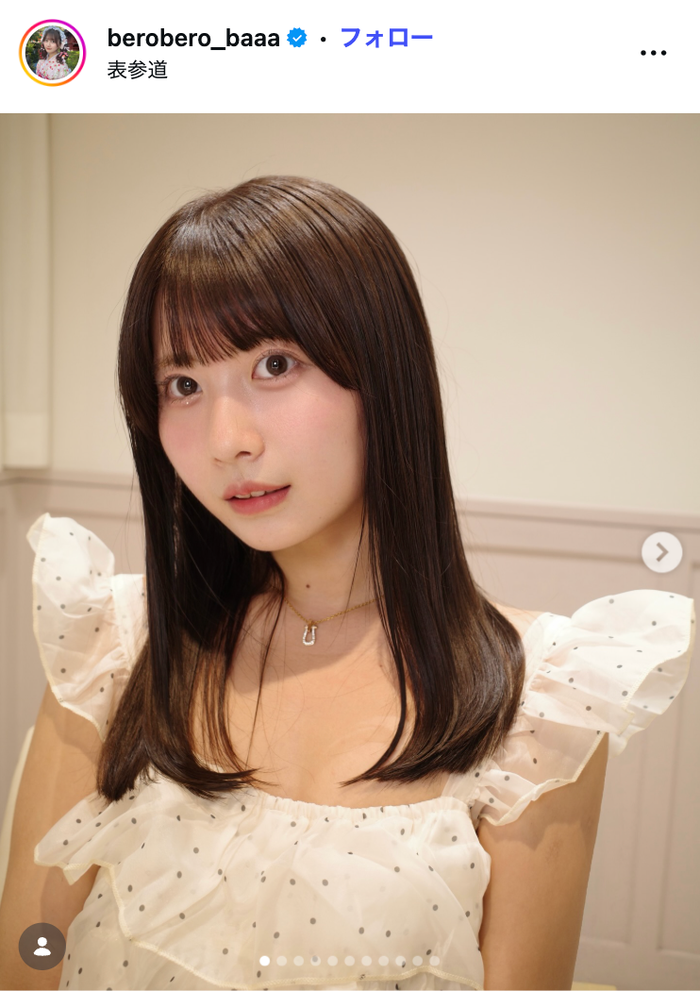 ヘアカット後の佐藤かれん/佐藤かれんInstagramより