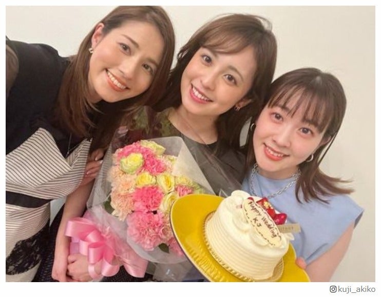 NBA渡邊雄太選手と結婚の元フジ久慈暁子アナ、永島優美アナ＆三上真奈アナらから続々祝福「変わらず仲良くしてもらえて」