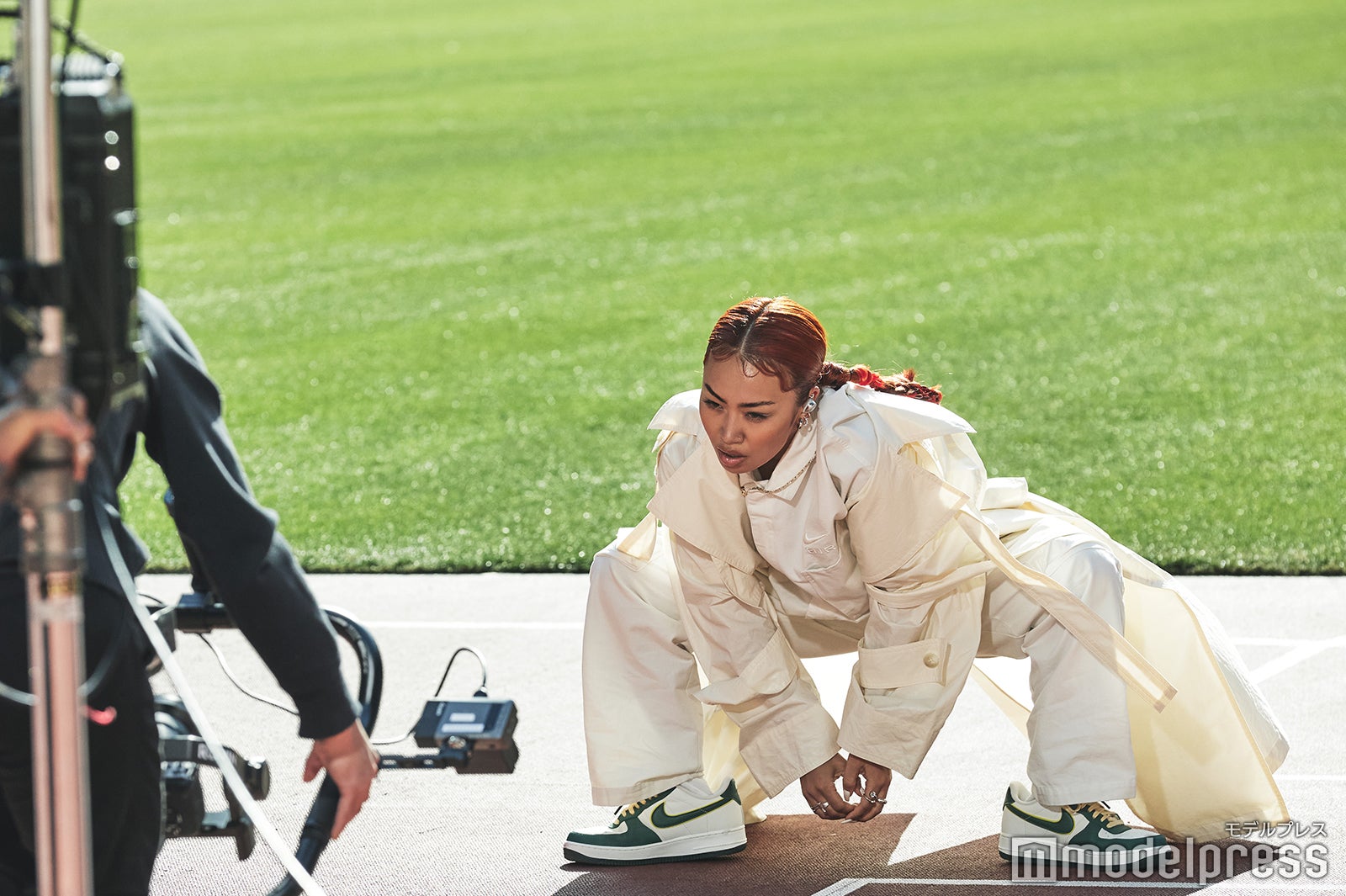 撮影中の様子（C）モデルプレス
