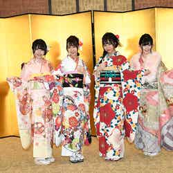 SKE48（左から）佐藤佳穂、熊崎晴香、日高優月、岡田美紅 （C）モデルプレス（C）AKS