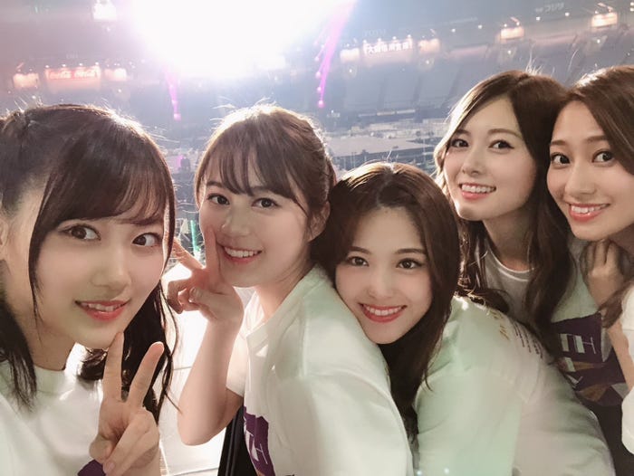 山下美月、生田絵梨花、松村沙友理、白石麻衣、桜井玲香/山下美月オフィシャルブログより